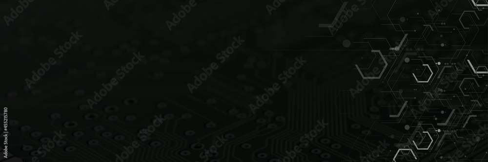 Circuit board background. Processor and chip, engineering and tech, motherboard and computer design.