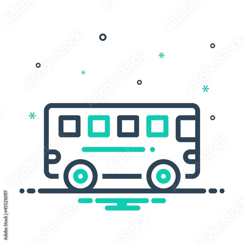 Mix icon for bus