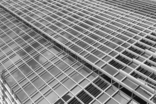 Exterior of modern architecture. Building abstract background