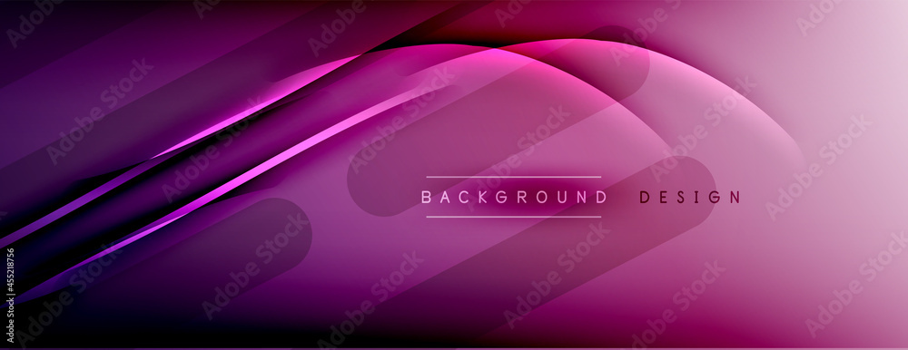 Abstract background - lines composition created with lights and shadows. Technology or business digital template. Trendy simple fluid color gradient abstract background with dynamic Abstract background - lines composition created with lights and shadows. Technology or business digital template. Trendy simple fluid color gradient abstract background with dynamic