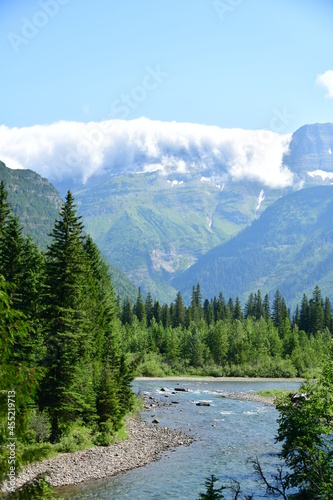 river in the mountains