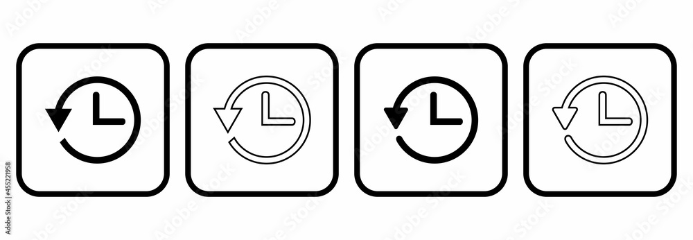 history icon, history vector for web and apps illustrations history icon, history vector for web and apps illustrations