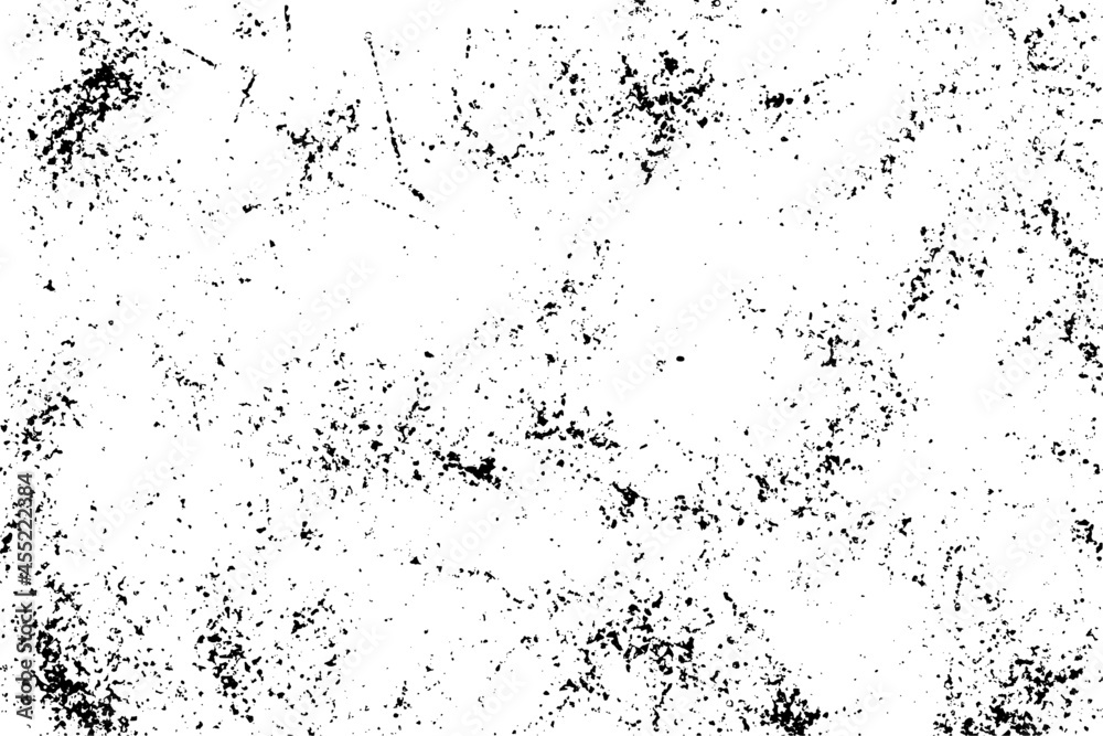 Grunge Black And White Urban. Dark Messy Dust Overlay Distress Background. Easy To Create Abstract Dotted, Scratched, Vintage Effect With Noise And Grain.Grunge Texture Vector