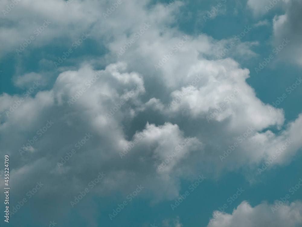 blue sky with clouds