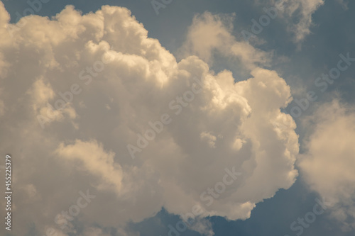 Beautiful blue sky with clouds background.Sky clouds  Sky with clouds weather nature cloud blue. Inspirational concept.