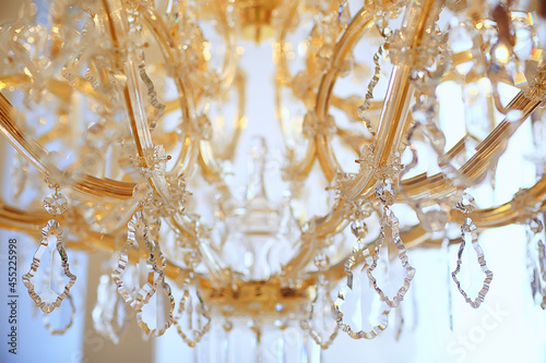 crystal chandelier element candelabrum lamp light luxury background