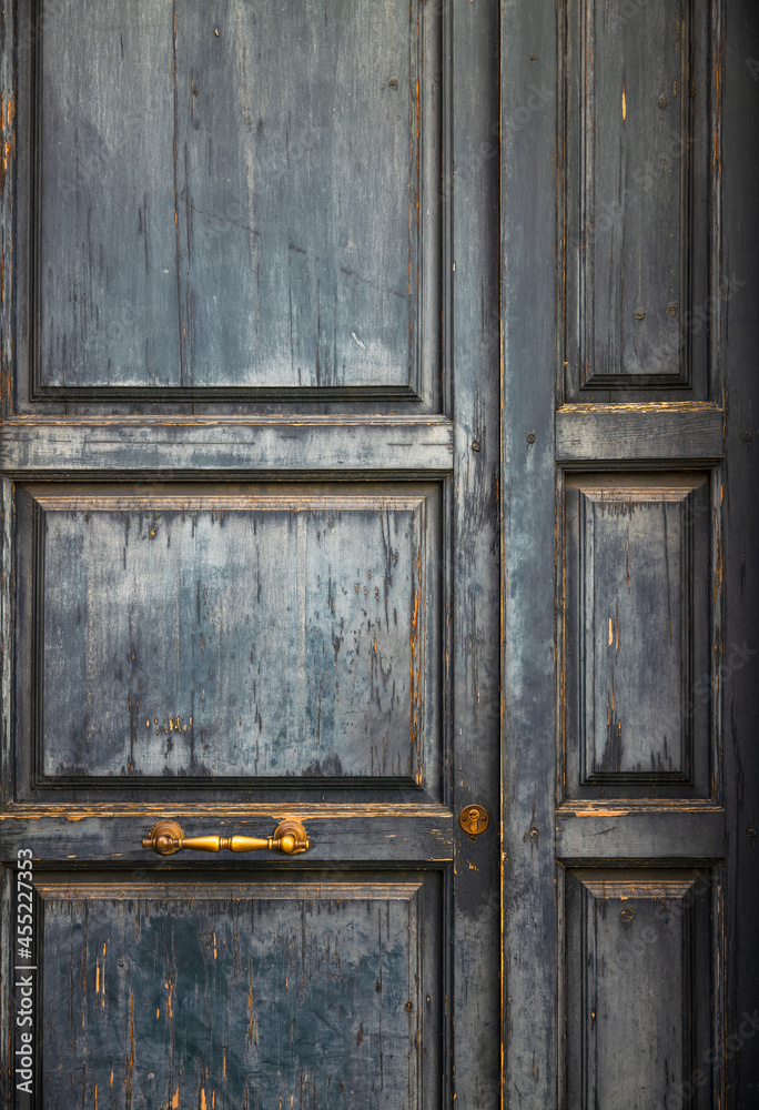 Closeup of blue door in Nijar, Andalusia, Spain Closeup of blue door in Nijar, Andalusia, Spain