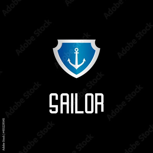 Free Download boat anchor logo illustration vector - GFXLoad
