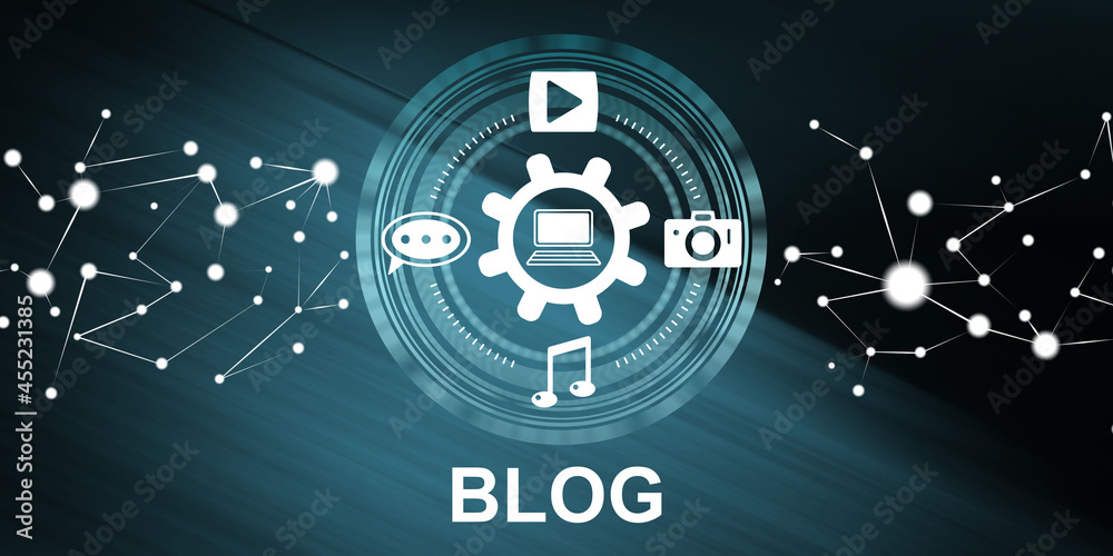 Concept of blog Concept of blog