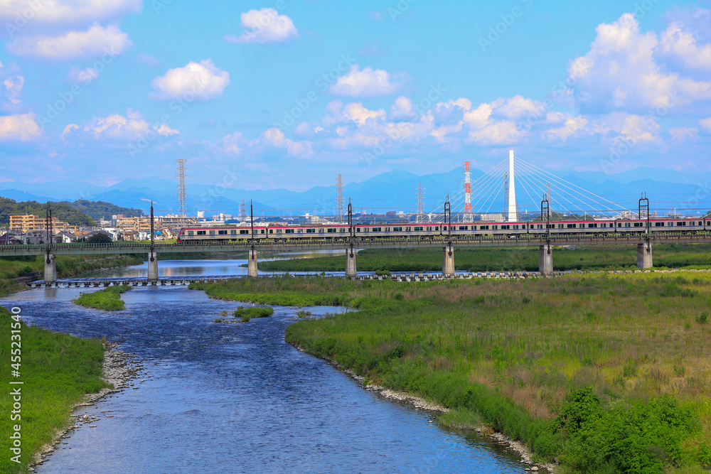 Fototapeta premium bridge over river