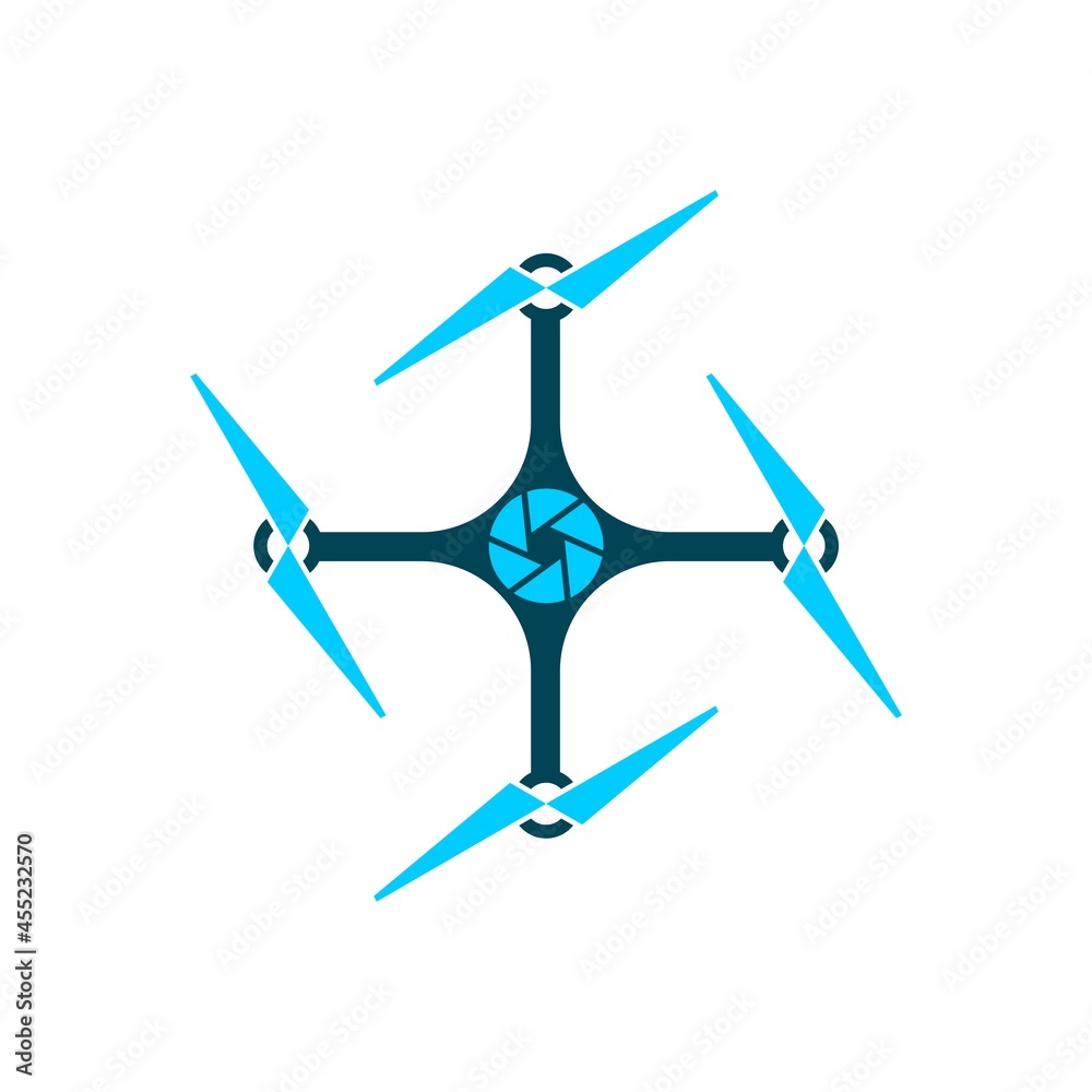 Drone icon isolated on white background Drone icon isolated on white background