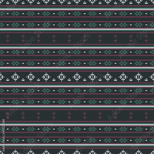 seamless ethnic pattern design abstract