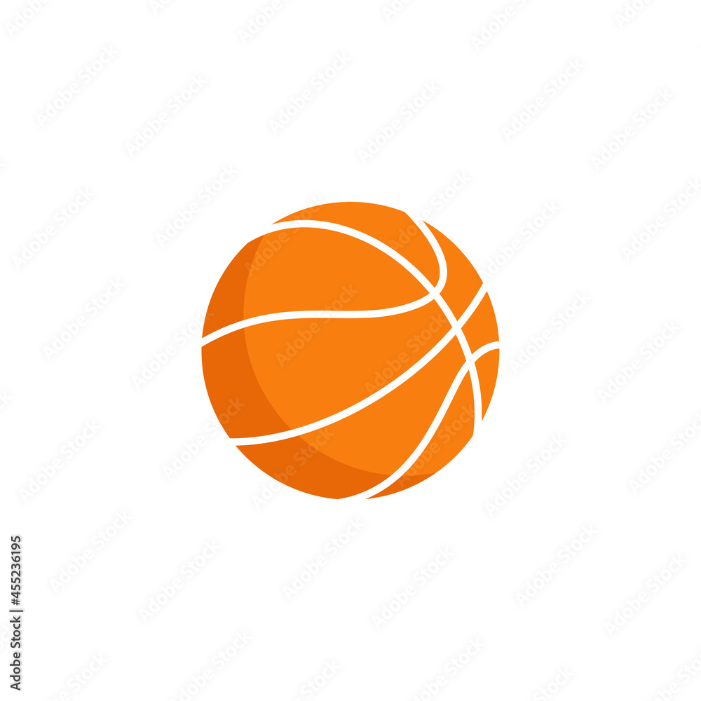 Basketball icon design illustration template