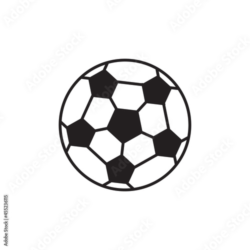 Soccer ball icon design illustration template © Vectorsoft