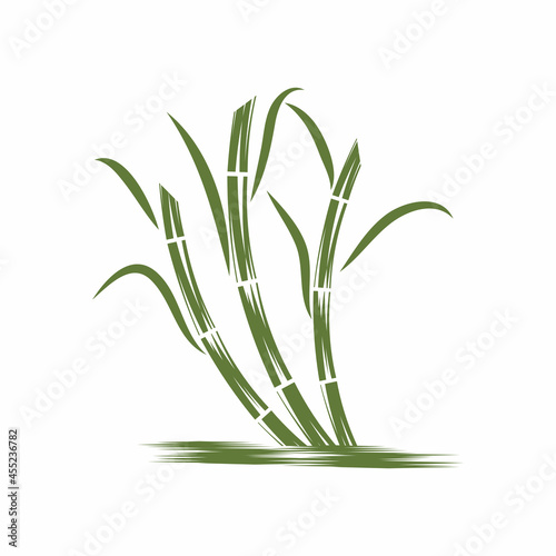 Sugar cane Logo Template vector symbol nature