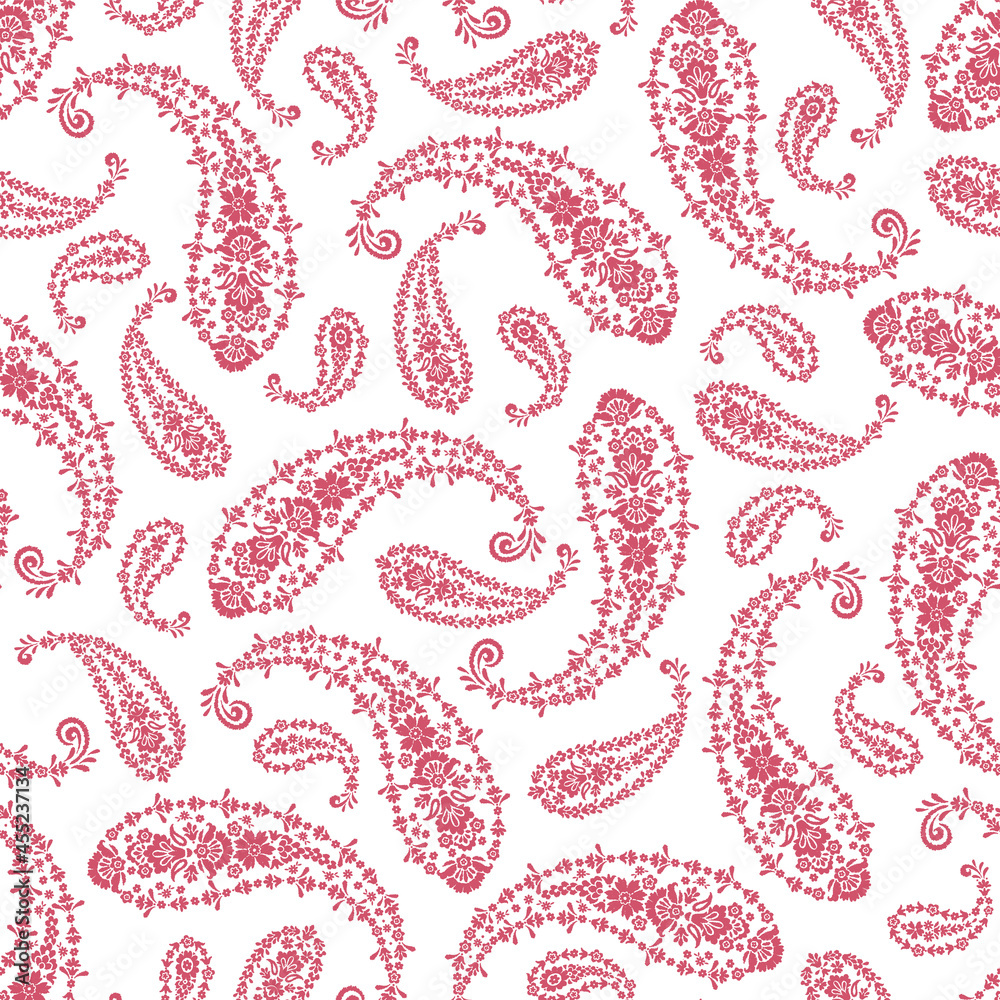 Seamless na pattern of paisley material, Seamless na pattern of paisley material,
