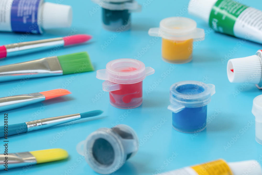 paints and brushes paints and brushes