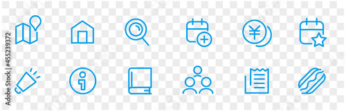 Web website shopping HP icons set 