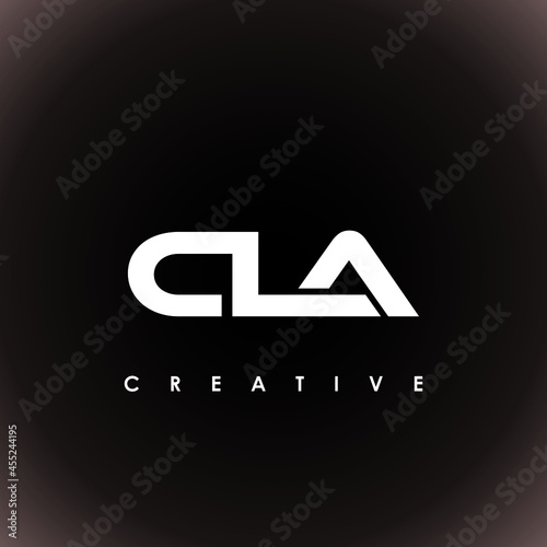 CLA Letter Initial Logo Design Template Vector Illustration photo
