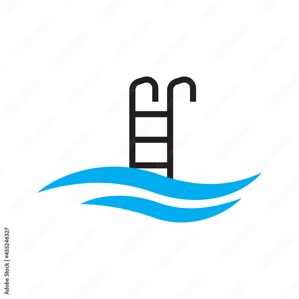 Swimming pool icon design vector illustration Swimming pool icon design vector illustration