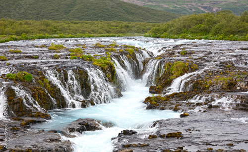 Bruarfoss waterfall  Iceland