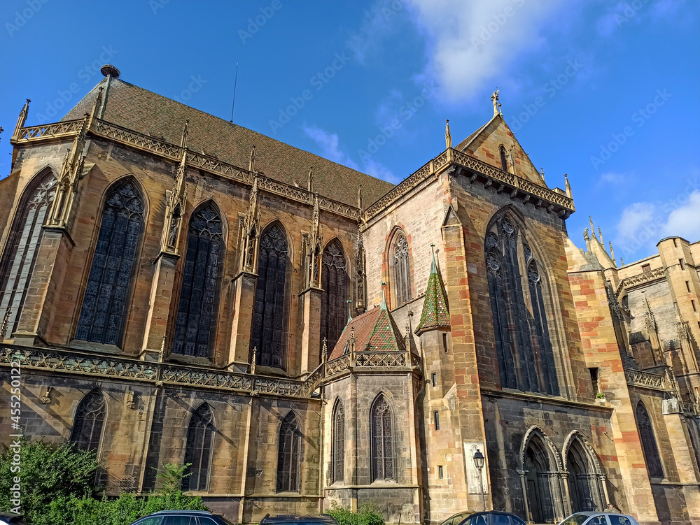 Église Saint-Martin dans la ville de Colmar en Alsace