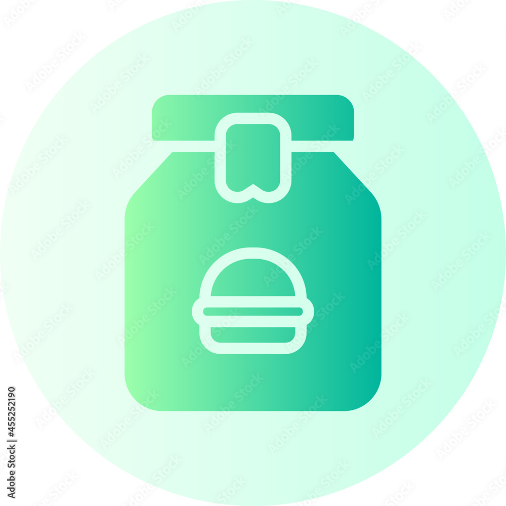 Food Pack gradient icon