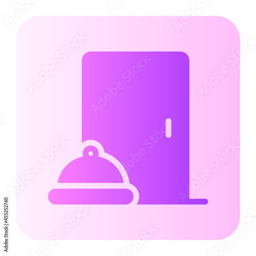 food delivery gradient icon