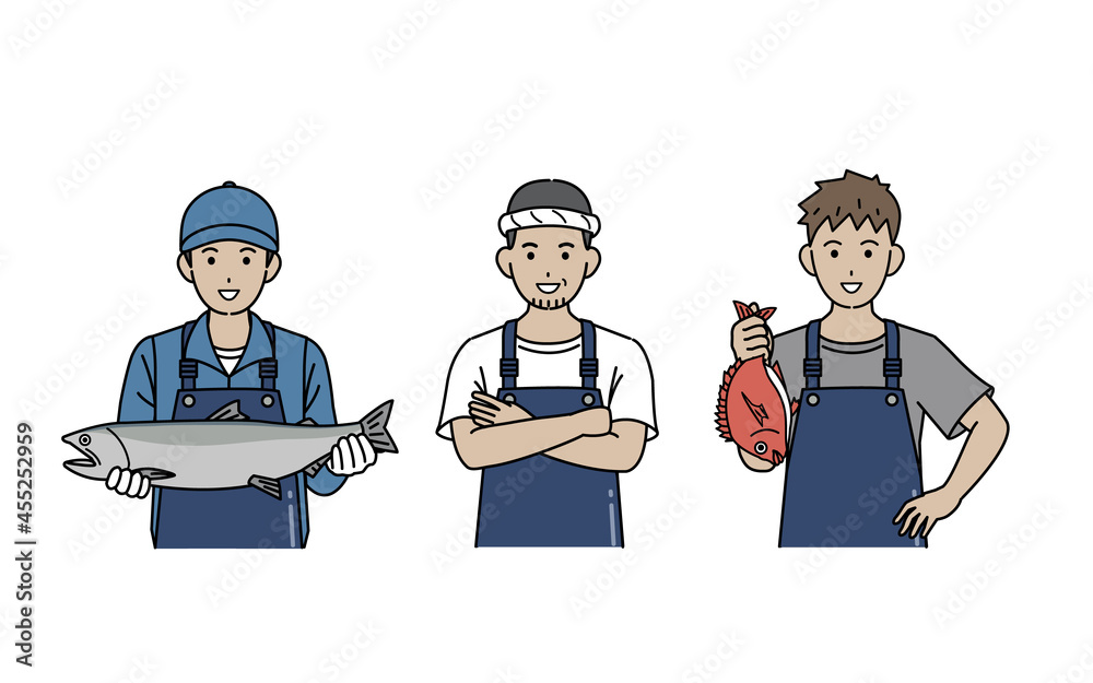 漁師 漁業 男性 水揚げ 鮭 収穫 イラスト素材 Stock Vector Adobe Stock 漁師 漁業 男性 水揚げ 鮭 収穫 イラスト素材 Stock Vector Adobe Stock