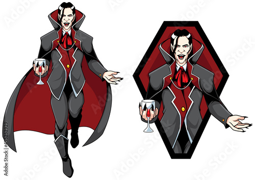Vampire Count Mascot