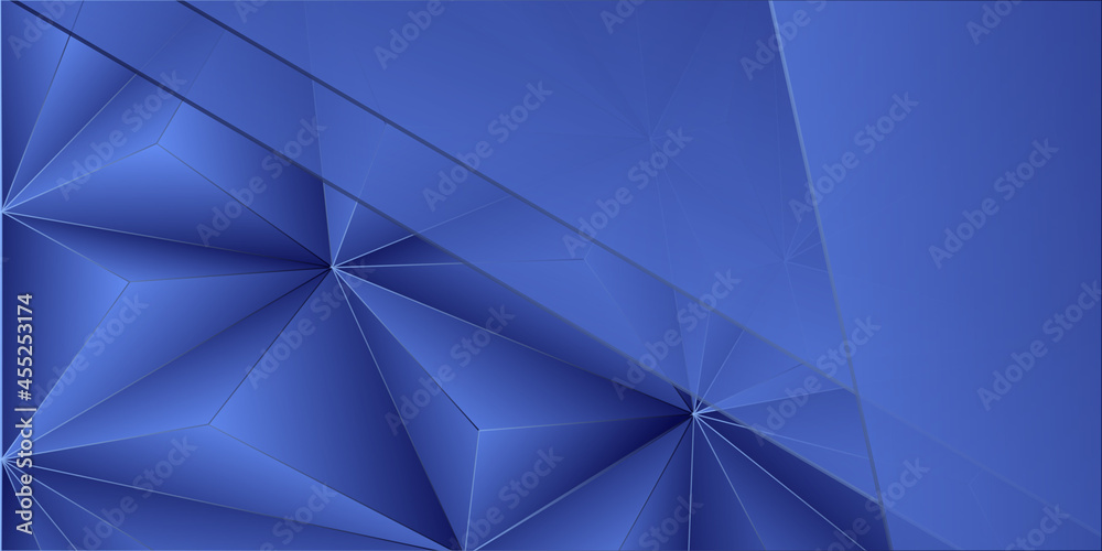 Fototapeta premium Modern blue 3D background
