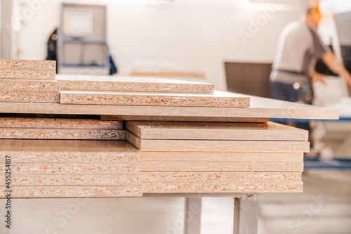 Production of furniture products at a furniture factory