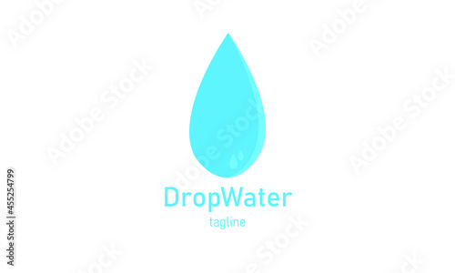 Premium vector waterdrop logo design
