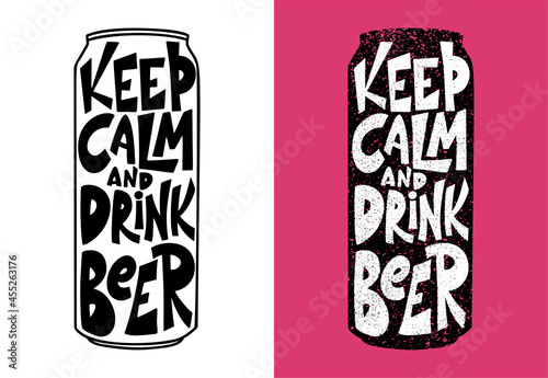Chalk poster for the Oktoberfest beer festival. Typography illustration with funny quote. Hand drawn lettering vector