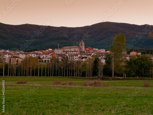 Vista de la localidad Santa Cruz de Campezo en la provincia de Älava, País Vasco. photo