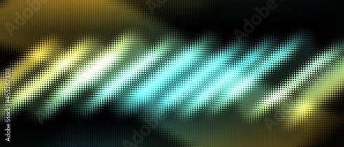 Amazing abstract yellow and turqouise texture. Vertical banner with great shades of color. With glowing effects. Wavy flowing trendy modern background. Great design background for your own creation. photo