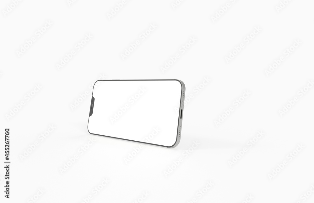 phone 3d illustration mockup smartphone isolated. phone 3d illustration mockup smartphone isolated.