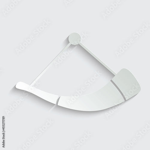 drinking horn icon - vector 
