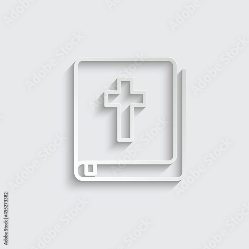 bible book - vector icon