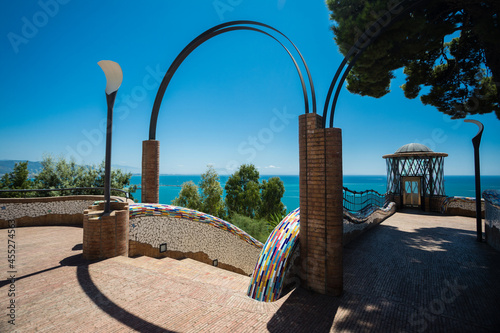 Panorama della città di vietri sul mare, costiera amalfitana	
 photo