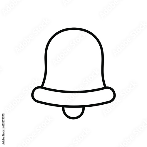 Bell vector icon. Notification. alarm illustration sign. alarm symbol. reminder logo.
