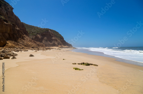 Beautiful beach in Sao Martinho do Porto