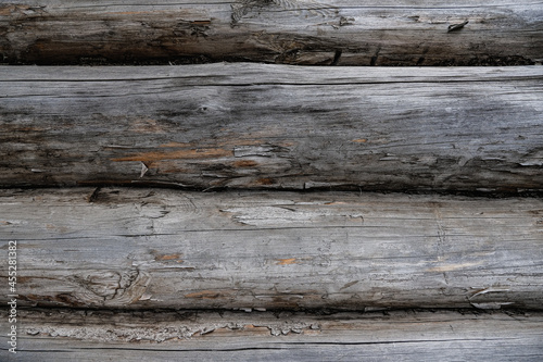 Texture of old log wall