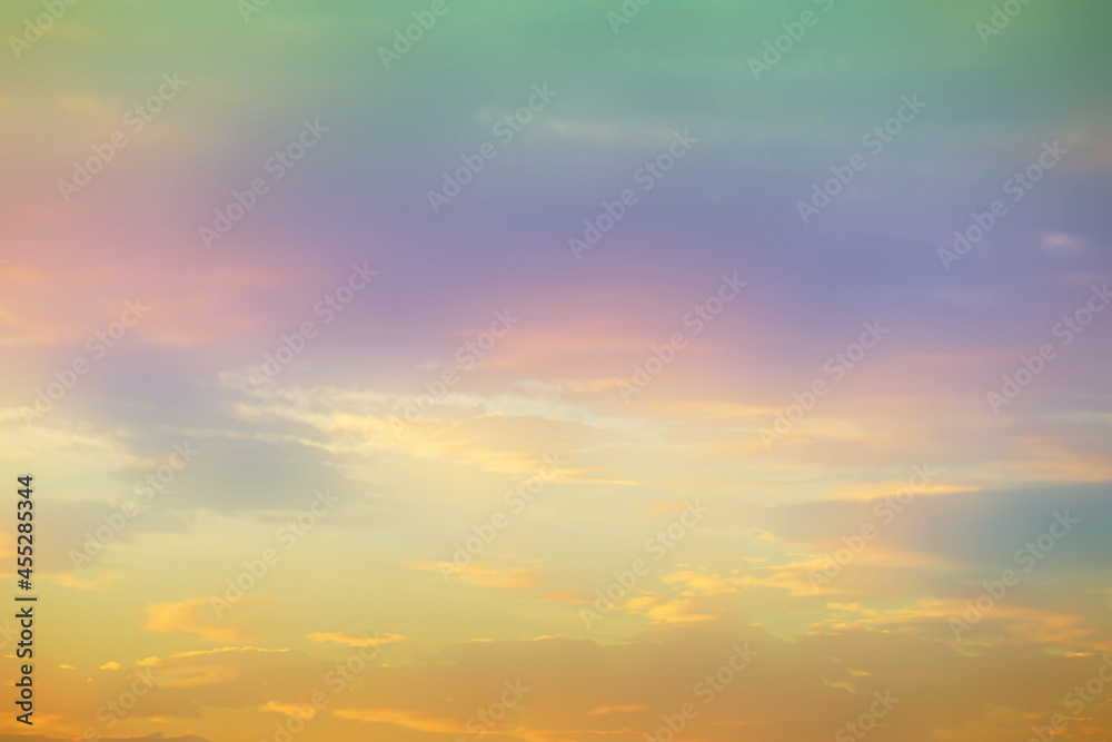Obraz premium Soft Cloud sky subtle background pastel gradient color for sky cloud nature abstract background 