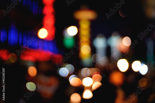 Abstract Lights. Unfocused Light background. Blured night light. bokeh background, Blur concept