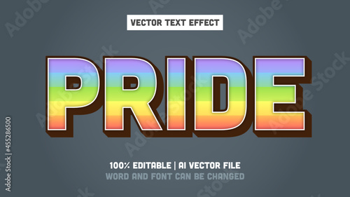 Pride - Editable Text  Effect
