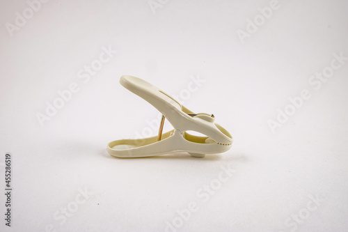 The claw stands on a white background