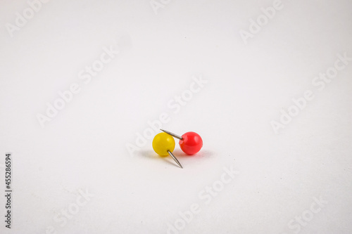 Button on a white background