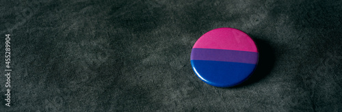 bisexual pride flag, web banner photo