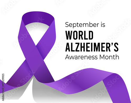 September is world alzheimer's month. Vector illustration
